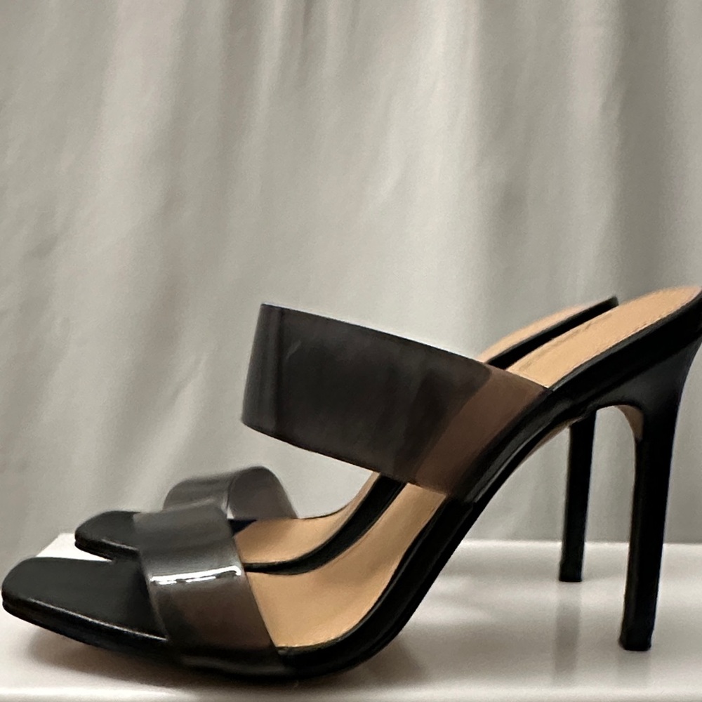 Express Black Strappy Heels